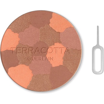 Guerlain Terracotta Light бронзираща озаряваща пудра пълнител цвят 05 Deep Warm 10 гр