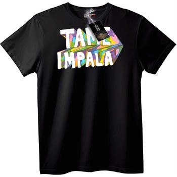NOONEBRAND Тениска Цветно лого на Tame Impala - 2XL, Black