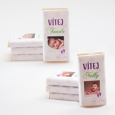 Čokoládky k narození dítěte - Nelly (1 ks) – Hledejceny.cz