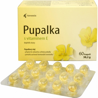 Noventis Pupalka s Vitamínom E 60 kapsúl