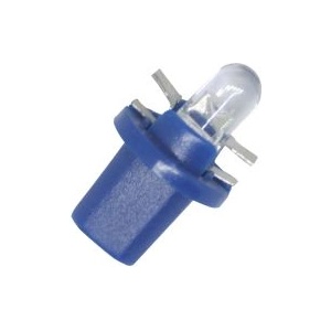 CarMart Лед крушки тип b8.5 12v/2w - син цвят
