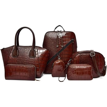 HARAHU Комплект чантички lu-38077 - Кафява kp38077 (lu-38077)