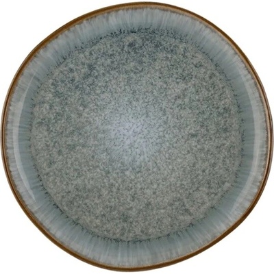 DOMOLETTI Dezertní talíř Eucalyptus 20,3 cm bílý/zelený