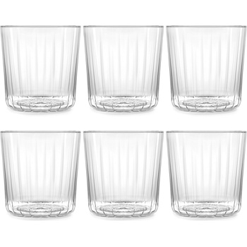 Tognana Комплект 6 чаши aura, 370 мл, прозрачно стъкло (ua5851atrasa)