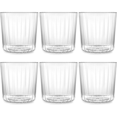 Tognana Комплект 6 чаши aura, 370 мл, прозрачно стъкло (ua5851atrasa)