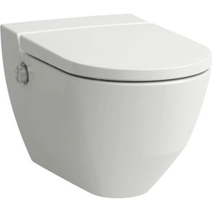 Laufen Cleanet Navia - Електронен биде с керамична част, без рамка, SoftClose, матово бяло H8206017570001 (H8206017570001)