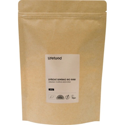 LIFEFOOD Semienka tekvicové RAW BIO 500 g