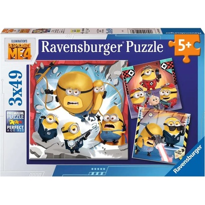 Ravensburger - Puzzle 3x49 Despicable Me 4 - 40 - 99 piese