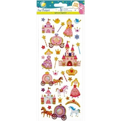 Docrafts samolepky 10 x 23 cm princezny