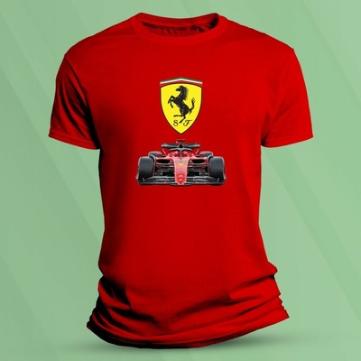 Sandratex dětské bavlněné tričko Scuderia Ferrari F1 Červená – Zbozi.Blesk.cz