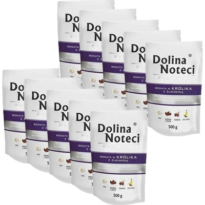 Dolina Noteci Premium Králík s brusinkami 10 x 0,5 kg