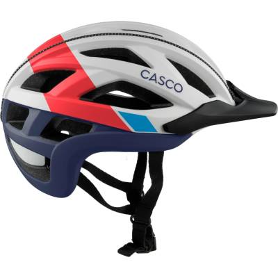 CASCO Каска за велосипед CASCO Cuda Bike helmet - Weiss / Rot / Blau - размер L 59-62 cm (851-1884-0813)