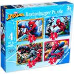 Ravensburger Пъзел Ravensburger 4 в 1 - Спайдърмен (06915) - ozone