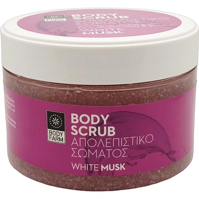 Bodyfarm Body scrub white musk - Telový peeling s bielym pižmom 200 ml