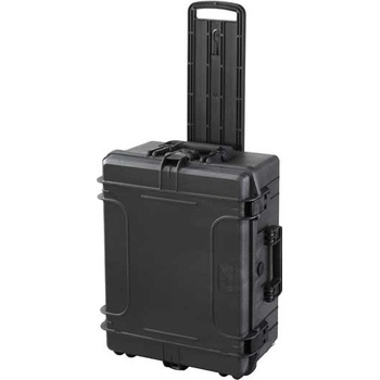 Magg MAX505STR MAX Plastový kufr, 604x473xH 283 mm, IP 67, černý, kolečka, madlo
