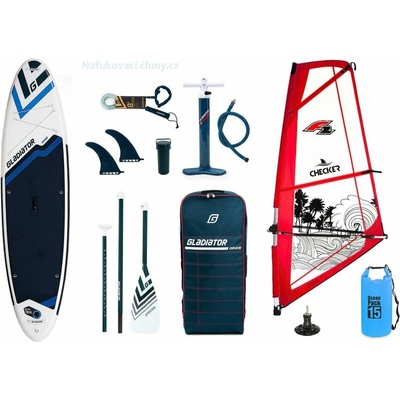 Paddleboard GLADIATOR PRO 10'7 WindSUP F2 Checker 4.5