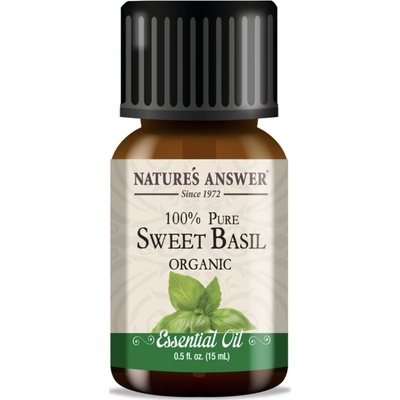 Nature's Answer Sweet Basil Sladká bazalka esenciálny olej BIO 15 ml