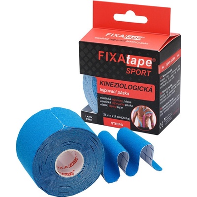 FIXAtape STRIPS sport tejp.páska 25 x 5 cm mix 20 ks