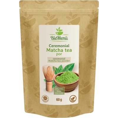 BioMenü bio Matcha Čaj Ceremoniálny prášok 60 g