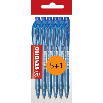 Stabilo Liner 308 modré 6 kusov