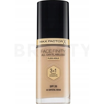 Max Factor Face Finity 3in1 Foundation SPF20 Make-up 33 Crystal Beige 30 ml
