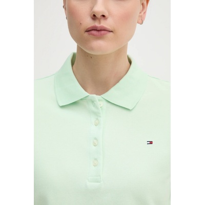 Tommy Hilfiger тениска с яка дамска с памук (WW0WW43224)
