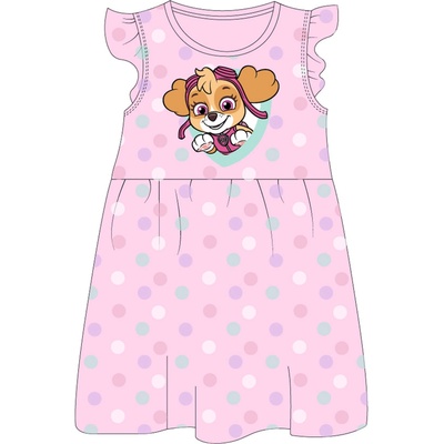 Paw Patrol Tlapková patrola Licencia Dievčenské šaty Paw Patrol ružová