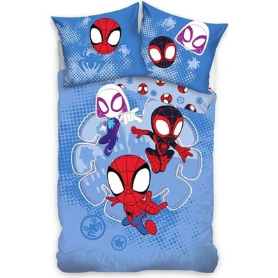 Carbotex bavlna obliečky Spidey Malí Hrdinové 140x200 70x90