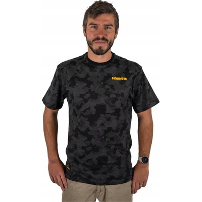 Mikbaits tričko black camou