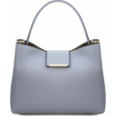 Tuscany Leather Kožená kabelka do ruky Secchiello bag Clio Lime Green