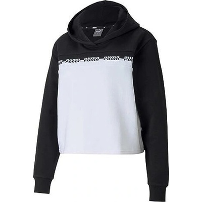 Puma Amplified Cropped Hoodie Amplified černo-bílá
