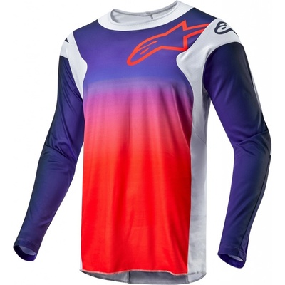 Alpinestars Racer HOEN sivo-modro-oranžový