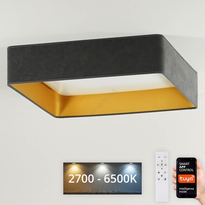 Brilagi Brilagi-LED Димируема лампа VELVET SQUARE LED/36W/230V Wi-Fi Tuya + д. у. сив (BG0658)