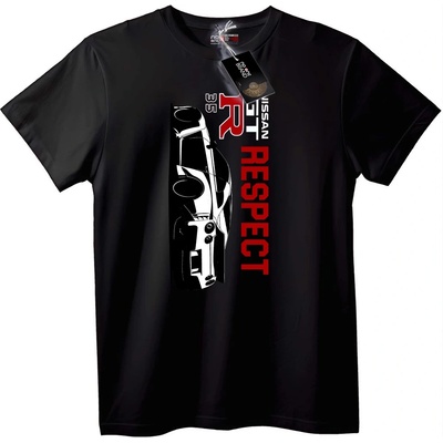 Тениска Nissan GT-R Respect - S, Black