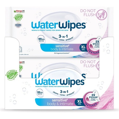WATERWIPES Obrúsky vlhčené Adults bez obsahu plastov 12 x 30 ks 360 ks