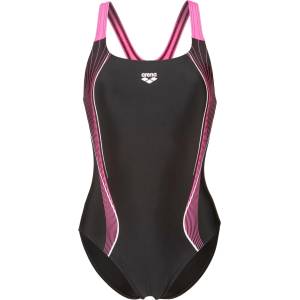 arena Дамски бански костюм Arena Women's Swimsuit Control Pro Back B Swimsuit - Black / Shocking Pink - размер 34 (EU) (150-5862-0211)