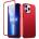 JOYROOM Калъф Joyroom 360 Full JR-BP928, за iPhone 13 Pro Max, с протектор, за екран, червен (JR-BP928 red)