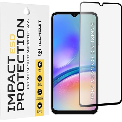 Techsuit Протектор за Samsung Galaxy A05s - Techsuit - ESD стъкло - Черен
