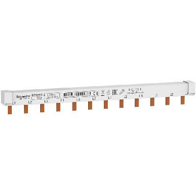 SE Захранващ гребен Easy 9 3P 10мм2 63A 4 прекъсвача L1L2L3 - EZ9XPH312 (EZ9XPH312)