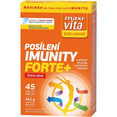 MaxiVita Exclusive Posílení imunity Forte+ 45 tablet