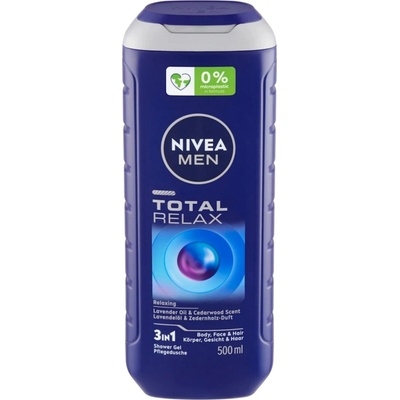 NIVEA MEN Total Relax relaxačný sprchový gél 500 ml