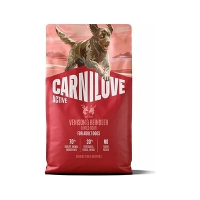 Carnilove Active Adult Venison & Reindeer & Wild Boar 4 kg