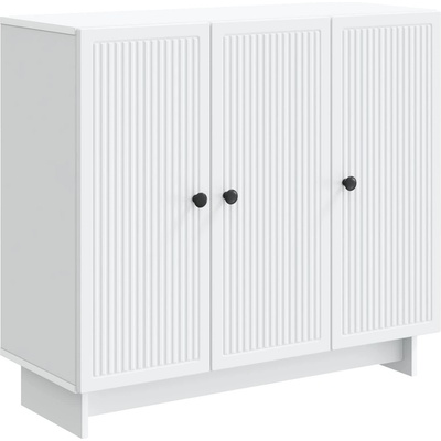 vidaXL Служебен шкаф Бяло 89 x 34, 5 x 80 см Инженерна дървесина (893955)