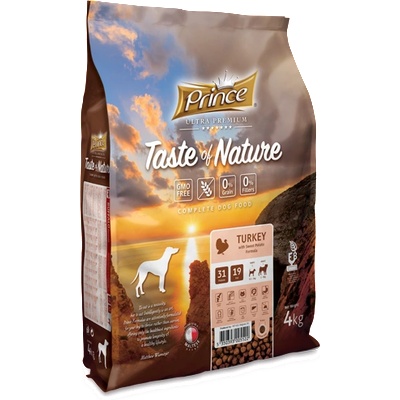Petnutrition Премиум гранули за кучета с пуешко и сладък картоф, без зърно taste of nature turkey 2kg/4kg - за дребни породи и малки кученца
