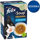 Felix Soup Original treska tuniak a platesa 6 x 48 g