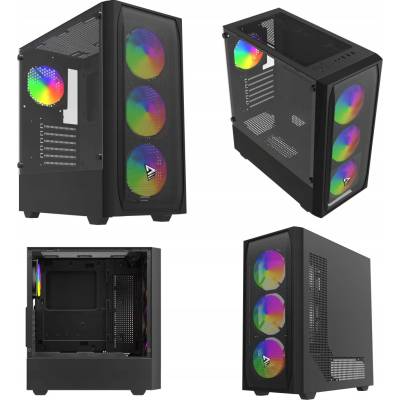 Savio Noctis Flow RGB X1 Black