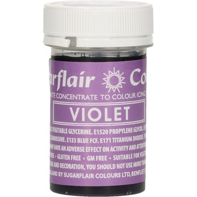 CakeSupplies Gélová farba Violet Fialová 25 g