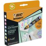 BIC Комплект маркери за декорация, 1, 5 - 2, 3 мм, BIC "Paint marker", 8 различни пастелни цвята 527429 (527429)