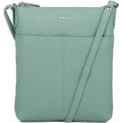 Segali dámska kožená crossbody kabelka 7001 B sage