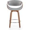 Halmar H123 popelavá Eko-kůže / ořechový